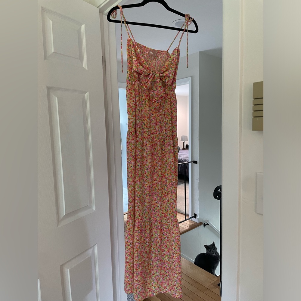 Show Me Your Mumu Sonnett Maxi Dress / Color: Beachy Blossom / Size: Medium